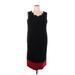 Talbots Casual Dress - Shift: Black Dresses - Women's Size 16 Petite