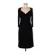 Anne Klein Cocktail Dress - Sheath: Black Solid Dresses - Women's Size 10 Petite