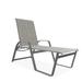 Red Barrel Studio® Holna Reclining Chaise Lounge Metal in Gray | 48 H x 27.75 W x 65 D in | Outdoor Furniture | Wayfair