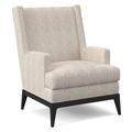 Wingback Chair - Ambella Home Collection Cooper 29" Wide Down Cushion Wingback Chair Chenille/Bouclé/Other Performance s/ in Brown | Wayfair