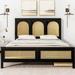 Bay Isle Home™ Postfield Platform Storage Bed Wood in Black | 45.7 H x 56.4 W x 80.7 D in | Wayfair CC26B0866B3F41B9B97D67C42113AD4E