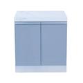Prokan 32" 1 Modular Outdoor Kitchen Cabinet Stone, Glass in Gray | 35.5 H x 32 W x 27 D in | Wayfair K01000355A