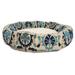 Tucker Murphy Pet™ Round Floral Cotton & Sherpa Pet Bed Polyester/Cotton | 6 H x 24 W x 24 D in | Wayfair BB5A19EF802F4912A77BDB9A3AC07314