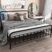 August Grove® Alanna Bed Metal in Black | 43.5 H x 60.2 W x 83.54 D in | Wayfair 3D4C59E5463B44E1BE591C3BE35890F3