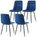 Mercer41 Pellenberg Dining Chair in Black/Blue | Wayfair FA5FE77443E24F91AD8BDFBF5DA6E5B3