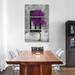 Red Barrel Studio® Tree In Front Of Window Purple Pop Color Pop On Canvas by Panoramic Images Gallery-Wrapped Canvas Giclée Canvas | Wayfair