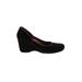 Gentle Souls Wedges: Black Print Shoes - Women's Size 10 - Round Toe