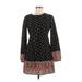 Abercrombie & Fitch Casual Dress - Mini Crew Neck Long sleeves: Black Dresses - Women's Size X-Small