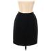 J.Crew Casual Skirt: Black Solid Bottoms - Women's Size 10 Petite