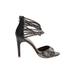 Dolce Vita Heels: Black Snake Print Shoes - Women's Size 6