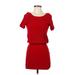 FP BEACH Casual Dress - Bodycon: Red Solid Dresses - Women's Size X-Small