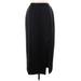 Jessica Howard Casual Maxi Skirt Long: Black Solid Bottoms - Women's Size 16