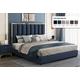 Dior Gold Line Plush Bed Frame In 5 Sizes And 6 Colours - Silver | Wowcher
