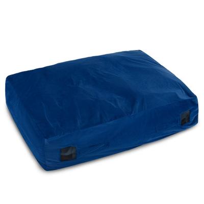 Costway 47 x 35.5 Inch Crash Pad Sensory Mat with Foam Blocks and Washable Cover-Blue