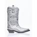 Mid Shaft Embroidered Western Boots