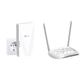 TP-Link RE500X WiFi 6 WLAN Verstärker Repeater AX1500(Dualband 1200MBit/s 5GHz & TL-WA801N WLAN Access Point 300Mbit/s on 2.4GHz