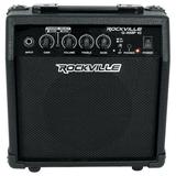 Rockville G-AMP 10 Watt Guitar Amplifier Amp With Bluetooth + Clean/Distortion