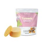 Ashosteey Turmeric Kojic Cleansing Pads Body Brightening Pad | Exfoliating Pad for Body For Armpit Under Arm Knee & Elbow Facial Sponges for Cleansing 10 cleaning pads