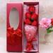 Hxoliqit Mother s Day Soap Flowers Realistic Roses Bouquet Rose Soap Boxes Gift Box For Birthday Wedding Motherâ€™S Day Valentine s Day 5Pcs Scented Soap Flower Gift Rose Box Bouquet Festival Gift