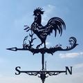 Weather Vane,Weather Vane,Farmhouse Weather Vane Roof Mount,Roof Decoration Drinking Garden,Outdoor Roof Garden Mount Yard Decor Weather Vane,For Garden Decor Roof,Car