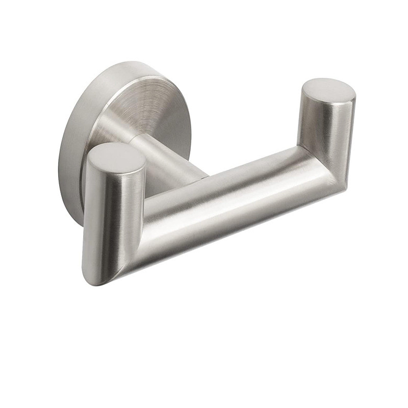 Towel Hooks Stainless Steel Wall Mounted for Bathrooms Kitchen Coat Hook, Heavy Duty Double Towels Holder Hooks for Hanging Towels, Coats, Sponges, Clothes,