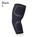 1Pcs Durable Sport Safety Breathable Elastic Elbow Pads Arm Support Elbow Brace Arm Sleeve BLACK L