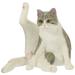 Cat Figurine Realistic Kitten Figurine Toy Animal Figure Desktop Kitten Ornament