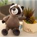 Wild Friends Stuffed Toys Jungle Animals Soft Creative Children Gift Plush Dog Zebra Elephant Lion Fox giraffe Kid Playmate Doll 35cm raccoon