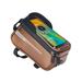 moobody Waterproof Phone Mount Bags for Cycling Bike ï¼Œ Front Frame Tube Bag with Touchscreen Phone Holder and Tool Storage