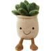 DJKDJL Mothers Day Gifts - 9.84 Succulent Plant Plush Beige Stuffed Flower Pot Plushie Plant Stuffed Animals Kawaii Toy for Kids