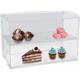Vitrine en acrylique pour pâtisseries, vitrine à 2 étages pour cupcakes et pâtisseries, vitrine de