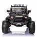 400W 2-Seater Electric Ride-On Truck with LED Lights and MP3 Player for Kids - 24V/12V Jeep Car