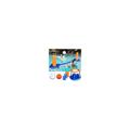 Ensemble de Volley-Ball Gonflable - Volleyball Gonflable Piscine Toy avec Basket-Ball Hoop