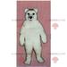 White polar bear mascot