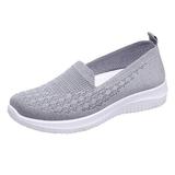 SZXZYGS Tennis Shoes Womens Women Shoes Mesh Socks Shoes Casual One Foot Wear Women s Shoes Breathable Casual Athletics Shoes Easter Summer 2024
