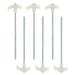 6 Pcs Tents Outdoor Items +outdoor Camping Tent Steel Tent Nails Spiral Tent Stake Canopy Nail Luminous Spiral Tent Pegs Stainless Steel