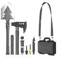 Lixada Camping Shovel Folding Set with Survival Axe Portable Multitool Emergency for Hiking