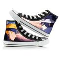 Unisex High Top Canvas Shoes 3D Printed Sneakers Manga Characters Design Naruto Casual Shoes for Teens Anime Sneakers Tennis Outdoor Trainers Classic Manga Patterns Skate Shoes