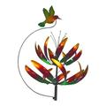 Red Carpet Studios Spinner Stake Hummingbird Double Flower