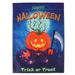 1PC Halloween Garden Flag Ghost Festival Pumpkin Flag Creative Printing Bunting Decorative House Flag for Yard (Blue)