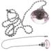 Fan Switch Pendant 2 Pcs Bedside Lamp Chains Pull Extension Replacement Decora Light Iron Crystal Diamond Pink