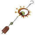 Chimes Sun Moon Star Wind Bell Romantic Wind- bell Home Hanging for Home Mom Gifts Balcony Festival Tree Garden Decoration ( Sun )