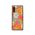 Hippie-Flower-Retro-60s-70s-Floral-Vintage-Style-Print-71 phone case for LG Velvet 5G for Women Men Gifts Soft silicone Style Shockproof - Hippie-Flower-Retro-60s-70s-Floral-Vintage-Style-Print-71 Cas