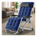 Chair Adult Premium Lawn Recliner Folding Chaise Lounge & Cushion