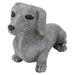 Lifelike Dog Garden Statues Outdoor Resin Dog Statue DIY Prevent Cracking Resin Dog Statues Home Decor for Garden Courtyard Outside Patio Lawn Dachshund