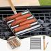 DYTTDG Hot Dog Rack Usage Roller Rack Dismantling Stainless Steel Sausage Rack Rolling Barbecue Clearance 30% Off