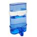 pdqouc Budgies Bird With Automatic Drinking Large Wren Feeder Large Flat Clear Bird Feeder Birds Supplies Blue Transparent Bird Water Feeder Easy Use