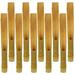 10 Pcs Bamboo Wood Wind Chimes Tube Out Door Decor Retro Tubes for DIY Pipe Tool