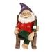 Dwarf Ornaments Office Garden Gnomes Statue Ornament?? Decor Adorable Resin Desktop Decorations Red