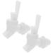 White 2 Sets Cooler Keys for Water Dispenser Bottle Faucet Tap Household Bucket Spout 5 Gallon Jug Component